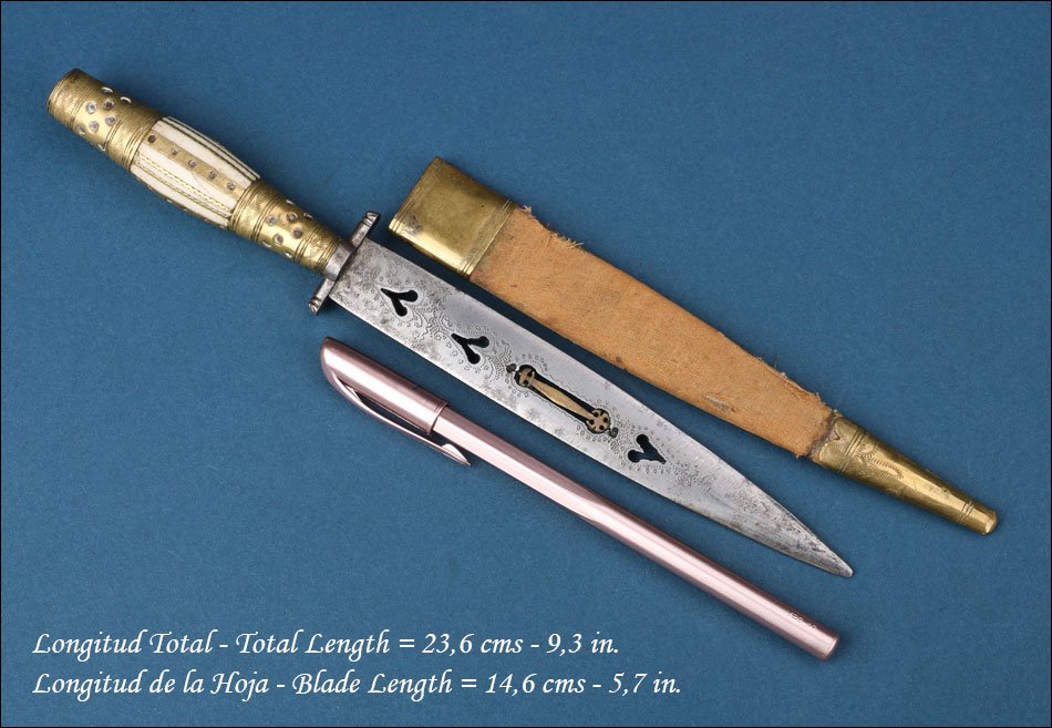 Spain. Antique Knife Made In Albacete. Circa 1850-photo-3