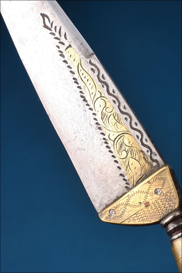 Spain. Antique Andalusian Baroque Knife. Malaga, 18th-19th Century-photo-3