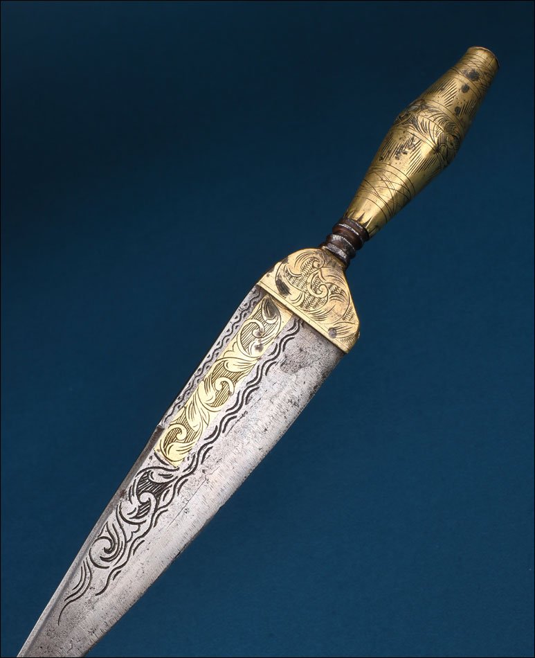 Spain. Antique Baroque Andalusian Knife. Malaga, 18th–19th Century-photo-4