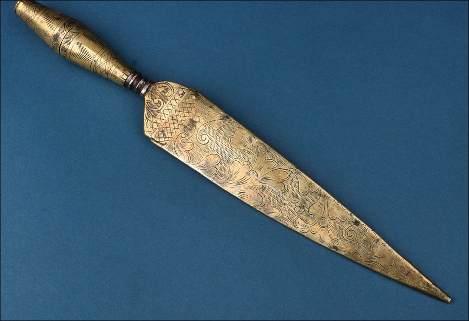 Spain. Antique Baroque Andalusian Knife. Malaga, 18th–19th Century-photo-6