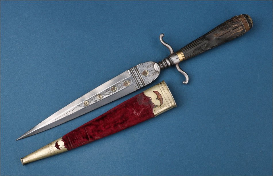 Italy. Antique Neapolitan Dagger Or Stiletto. Naples, Circa 1800-photo-2