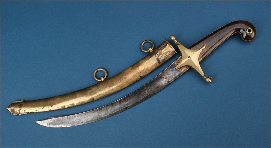 Usa. Antique Naval Dirk For An Officer Of The Us Navy. Circa 1800-1815-photo-2