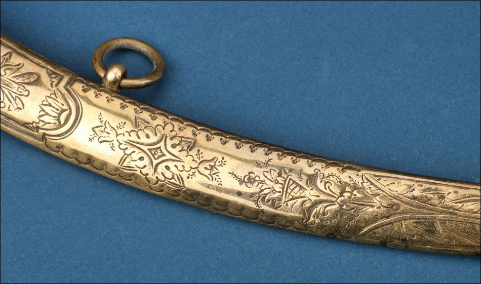 Usa. Antique Naval Dirk For An Officer Of The Us Navy. Circa 1800-1815-photo-3