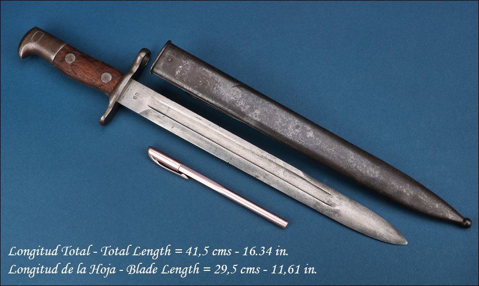 Usa. Antique Bayonet Model 1892 Krag-jørgensen. United States, Dated 1899-photo-2