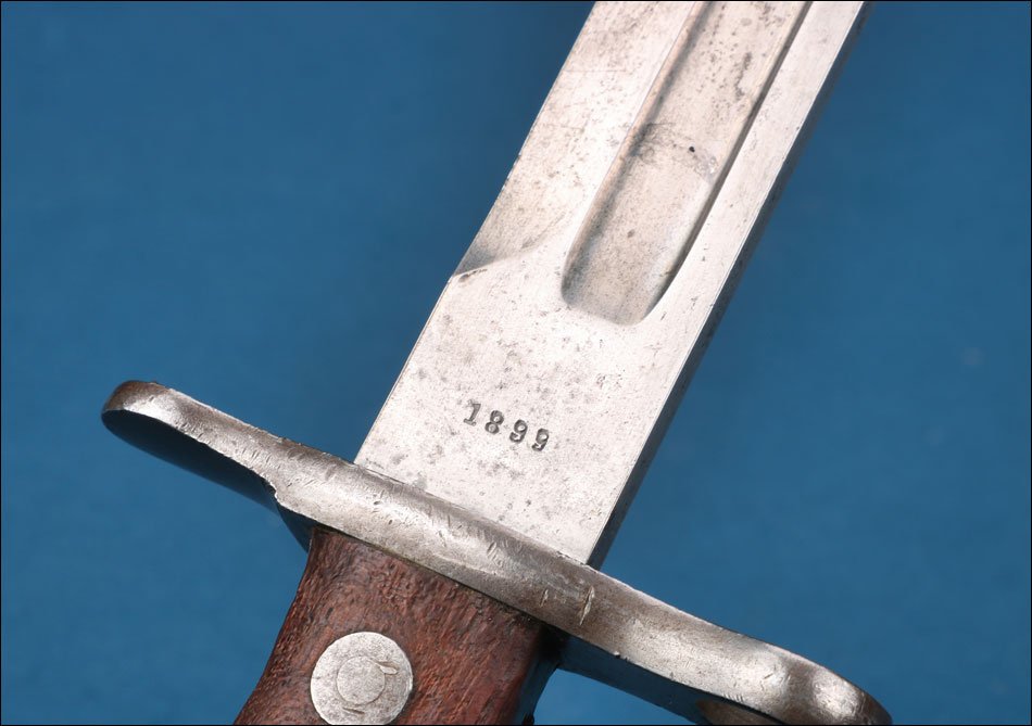 Usa. Antique Bayonet Model 1892 Krag-jørgensen. United States, Dated 1899-photo-8
