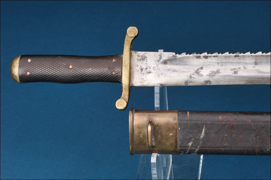 Switzerland. Antique Pioneer Short Sword Or Sidearm Model 1878. Complete-photo-5