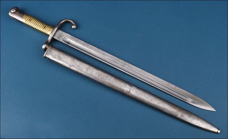 Argentina-germany. Antique Argentine Model 1891 Bayonet. Matching Serial Numbers.-photo-6