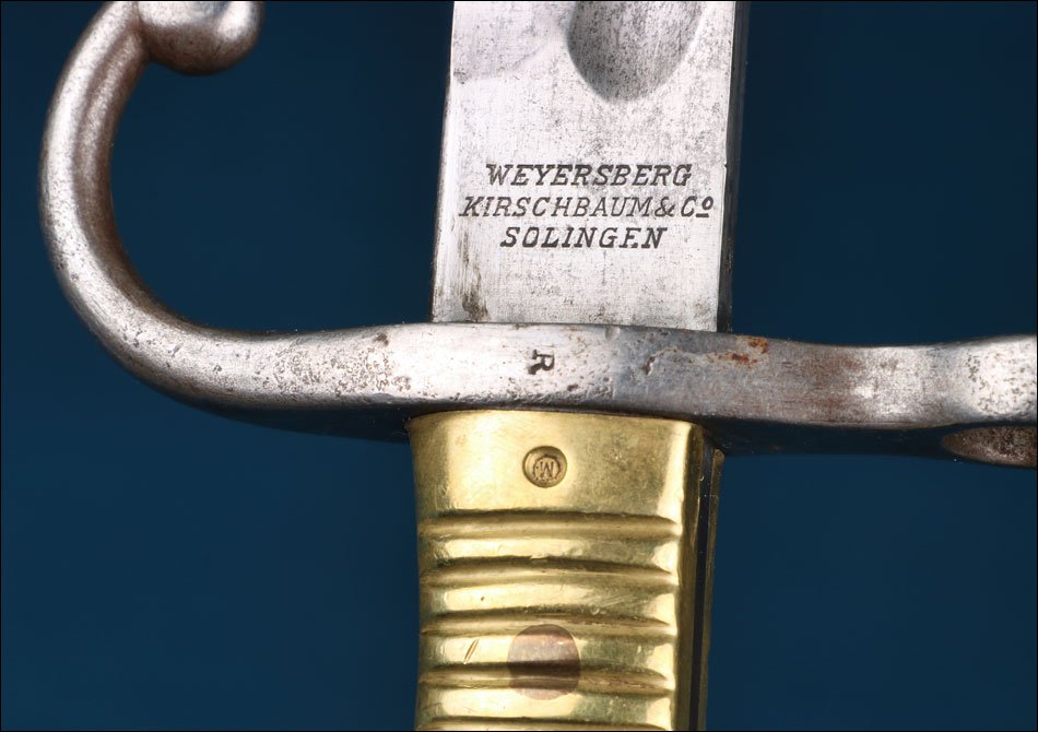 Argentina-germany. Antique Argentine Model 1891 Bayonet. Matching Serial Numbers.-photo-8