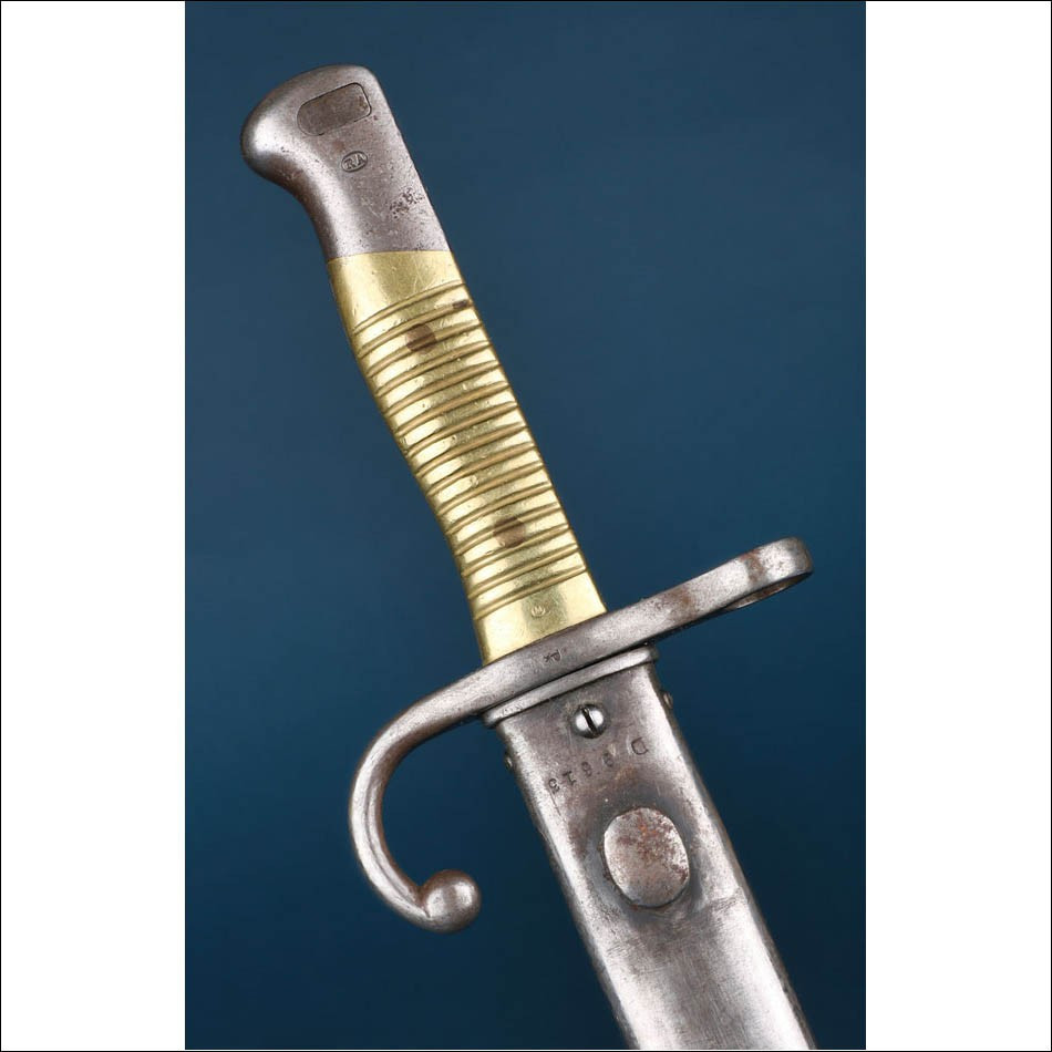 Argentina-germany. Antique Argentine Model 1891 Bayonet. Matching Serial Numbers.