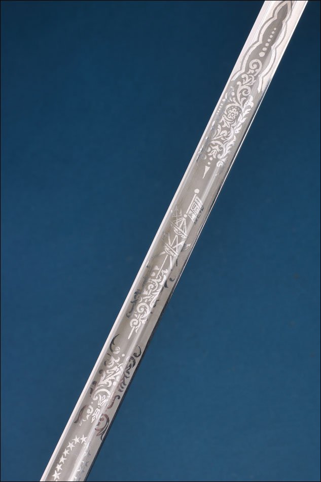 Usa-spain. Antique Us Navy Officer’s Sword Mod. 1852. Toledo C.1960-70-photo-4