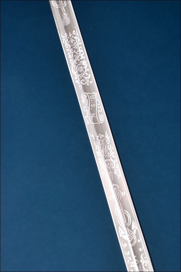 Usa-spain. Antique Us Navy Officer’s Sword Mod. 1852. Toledo C.1960-70-photo-7