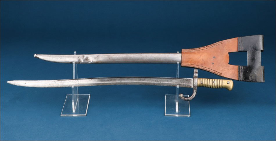 France. Antique Chassepot Model 1866 Sword Bayonet. St étienne, June 1868-photo-4