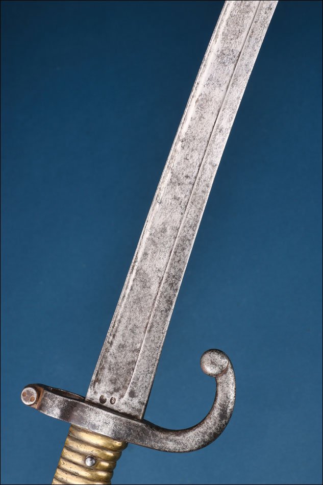 France. Antique Chassepot Model 1866 Sword Bayonet. St étienne, June 1868-photo-2