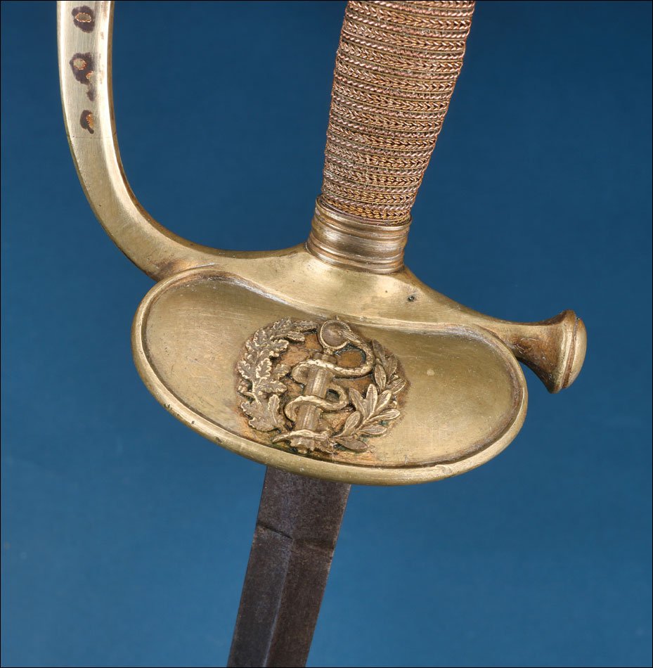 France. Antique Junior Officer’s Medical Service Sword. Model 1872, Circa 1880-photo-2