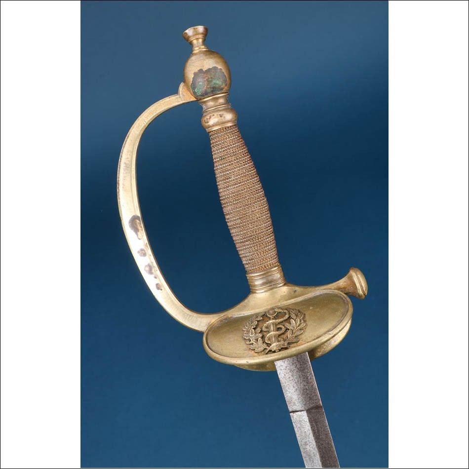 France. Antique Junior Officer’s Medical Service Sword. Model 1872, Circa 1880