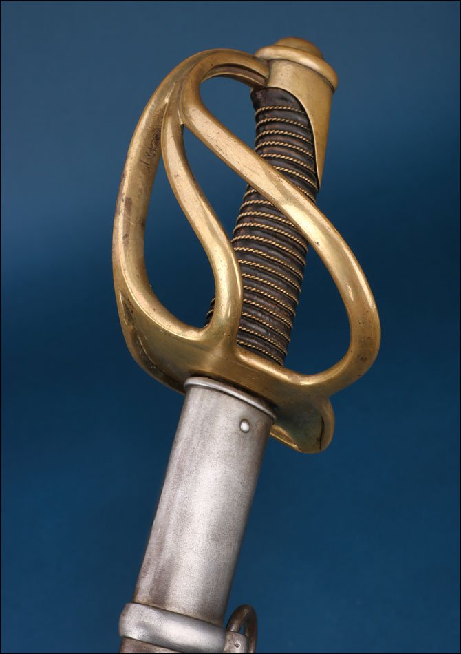 France. Antique Light Cavalry Sword Model 1822. Châtellerault, 1879-photo-2