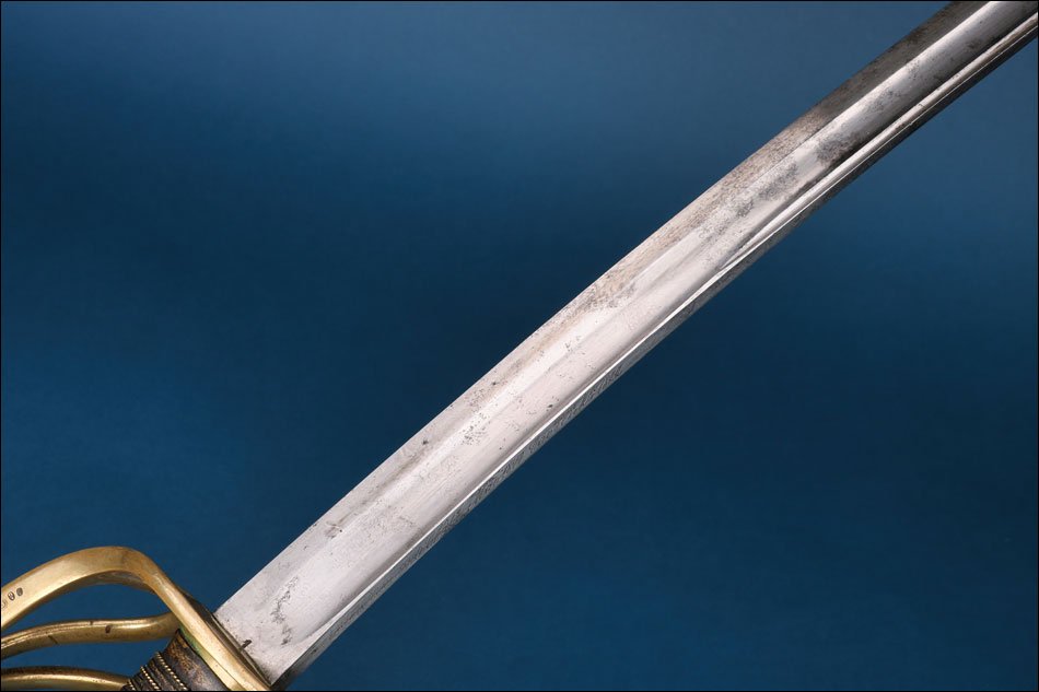 France. Antique Light Cavalry Sword Model 1822. Châtellerault, 1879-photo-8