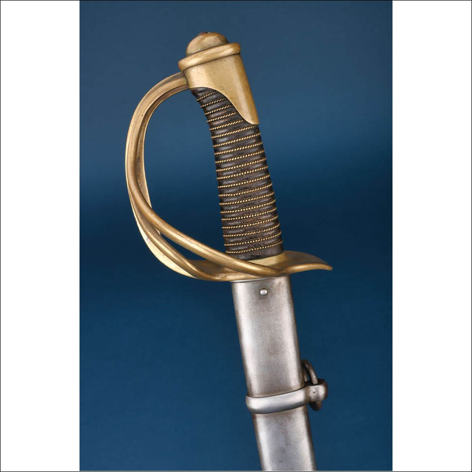 France. Antique Light Cavalry Sword Model 1822. Châtellerault, 1879