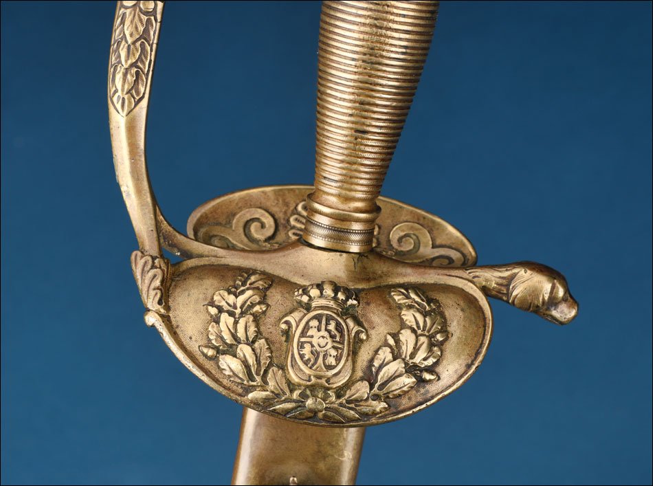 Spain. Antique Infantry Officer Sword. Model 1867. Dated 1868-photo-3