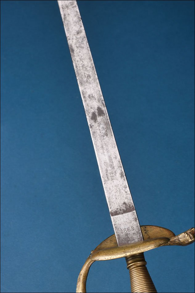 Spain. Antique Infantry Officer Sword. Model 1867. Dated 1868-photo-7