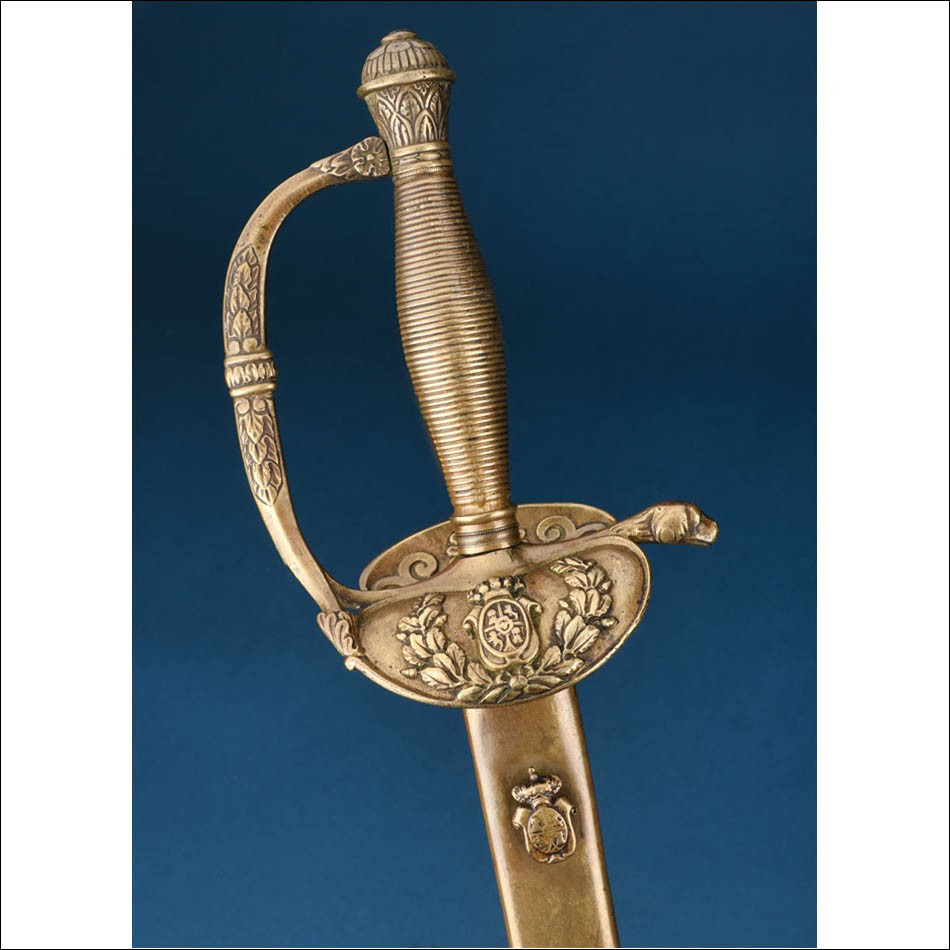 Spain. Antique Infantry Officer Sword. Model 1867. Dated 1868