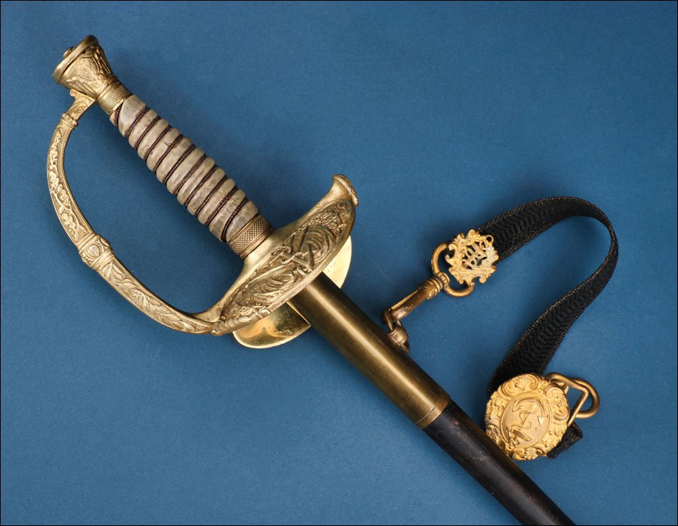 France. Antique Senior Naval Officer Sword. Mod. 1837. Circa 1880-photo-2