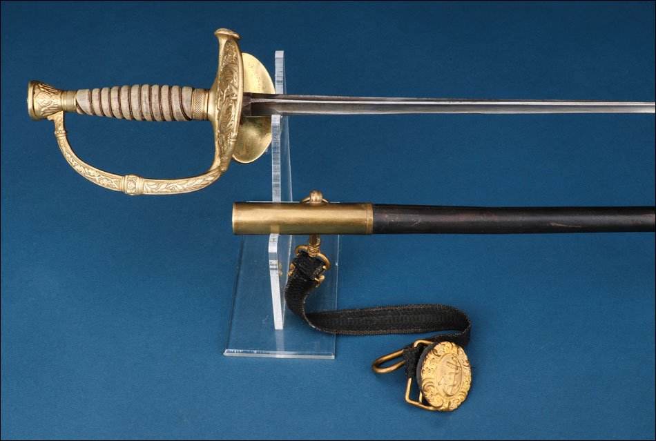 France. Antique Senior Naval Officer Sword. Mod. 1837. Circa 1880-photo-2