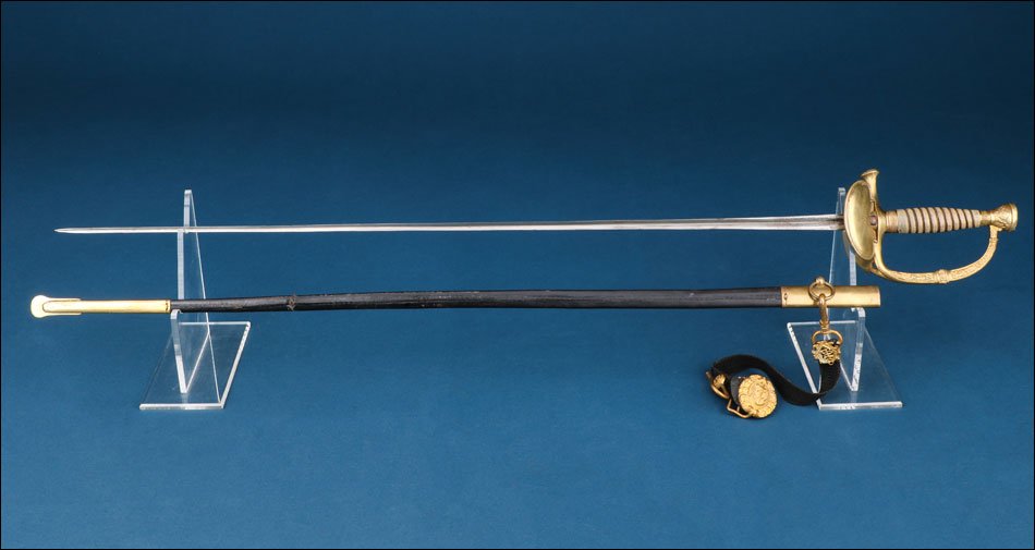 France. Antique Senior Naval Officer Sword. Mod. 1837. Circa 1880-photo-4