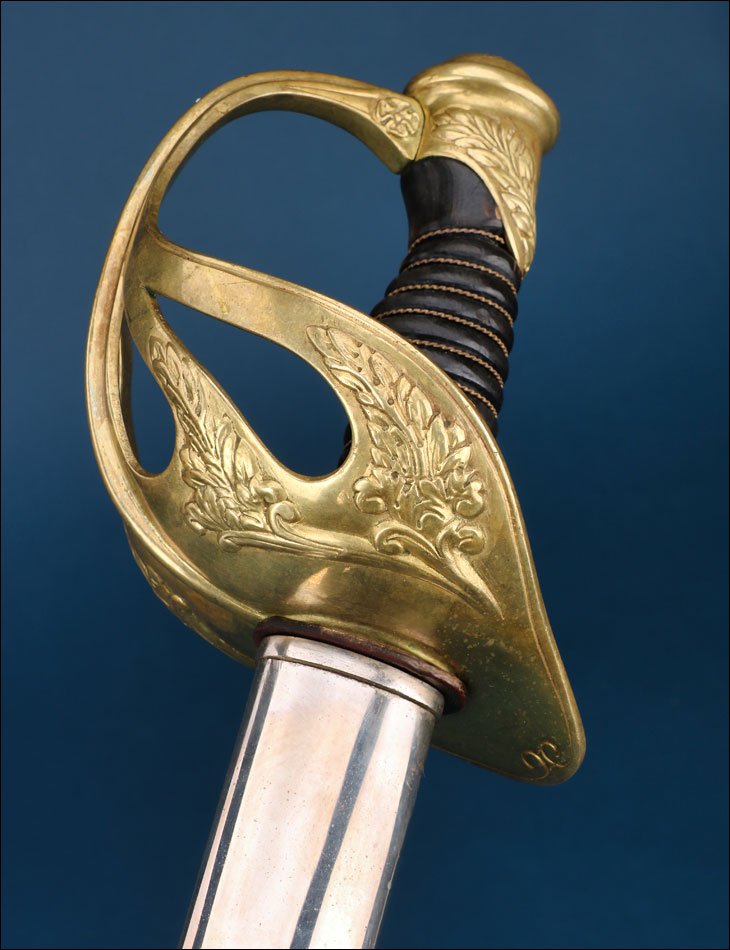 France. Antique Line Cavalry Officer’s Sword. Model 1896-photo-4