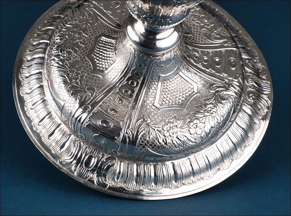 Antique Italian Solid Silver Chalice. Italy Circa 1780-1820-photo-1