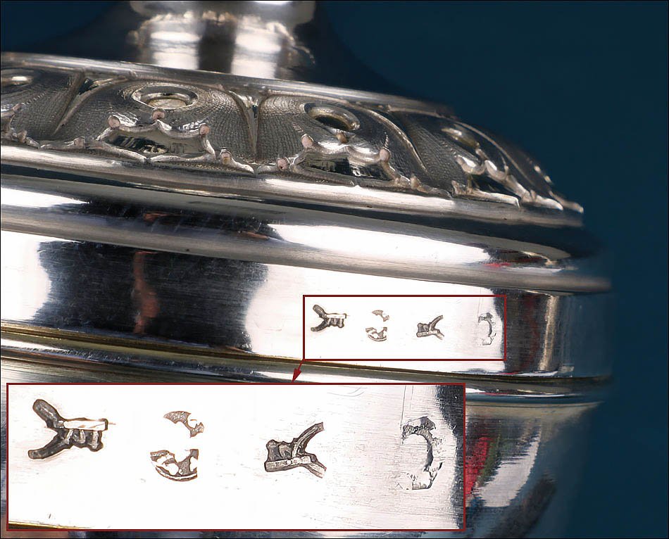 Antique Italian Solid Silver Ciborium. Italy Circa 1820-1850-photo-5