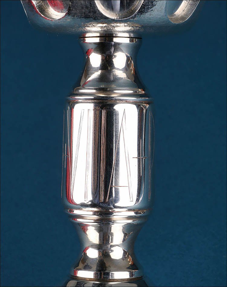 Spanish Liturgical Silver Chalice With 'pro Mundi Vita' Motto. Spain, 1960s-photo-1