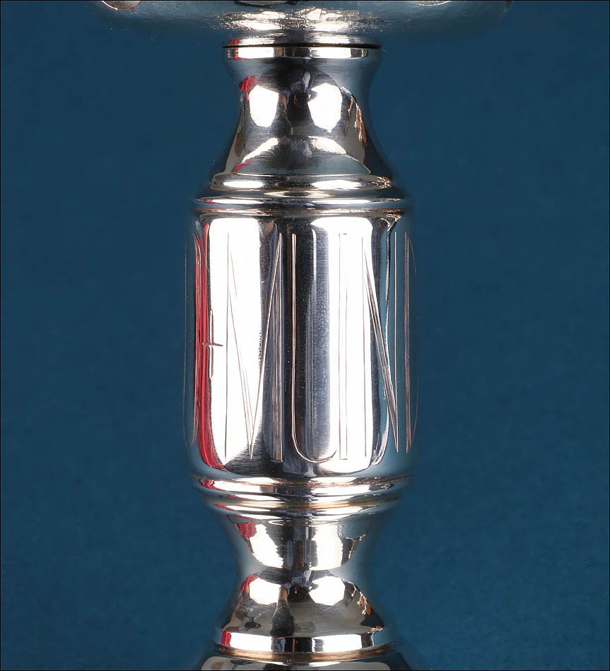Spanish Liturgical Silver Chalice With 'pro Mundi Vita' Motto. Spain, 1960s-photo-3