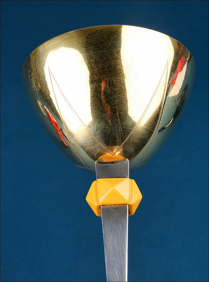 Vintage Chalice With Christogram And Silver Cup. Possibly Spain, 1970s-photo-4
