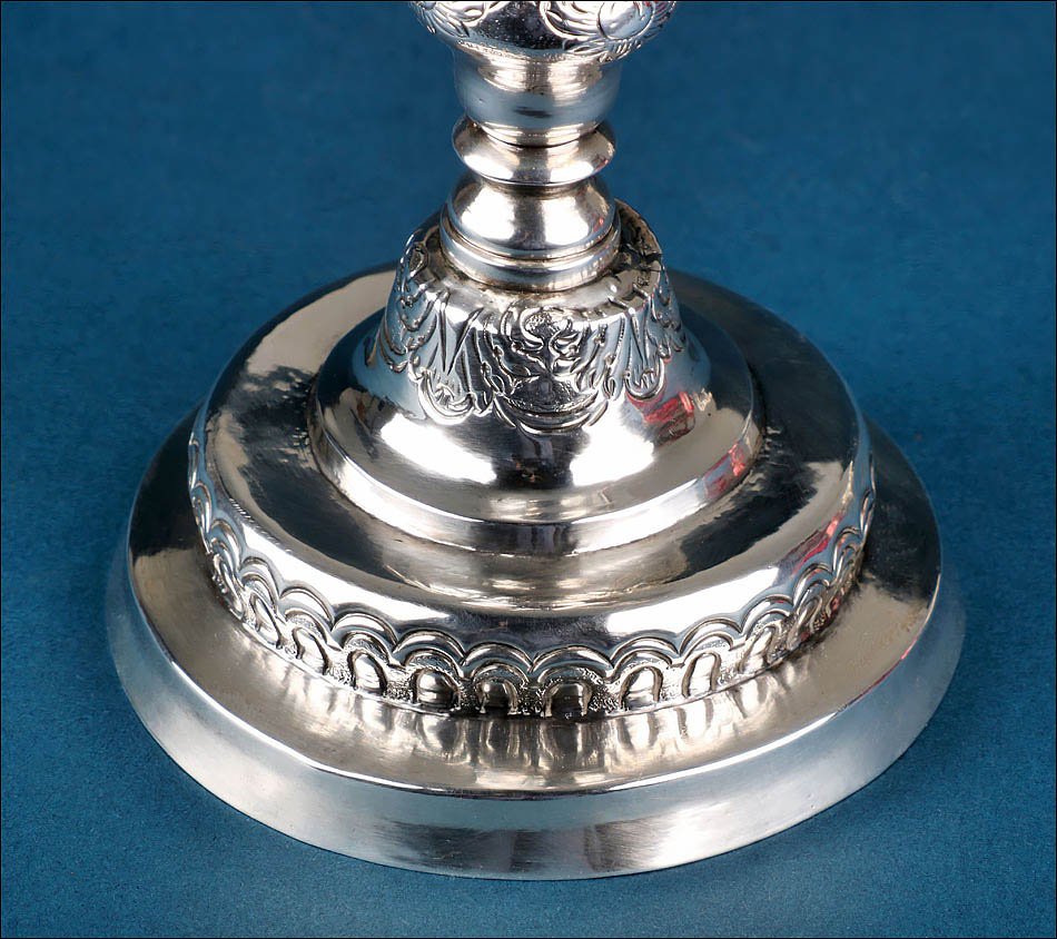 Ancien Reliquaire en Argent avec Relique d'un Saint Jésuite. Espagne, milieu XIXe siècle-photo-1