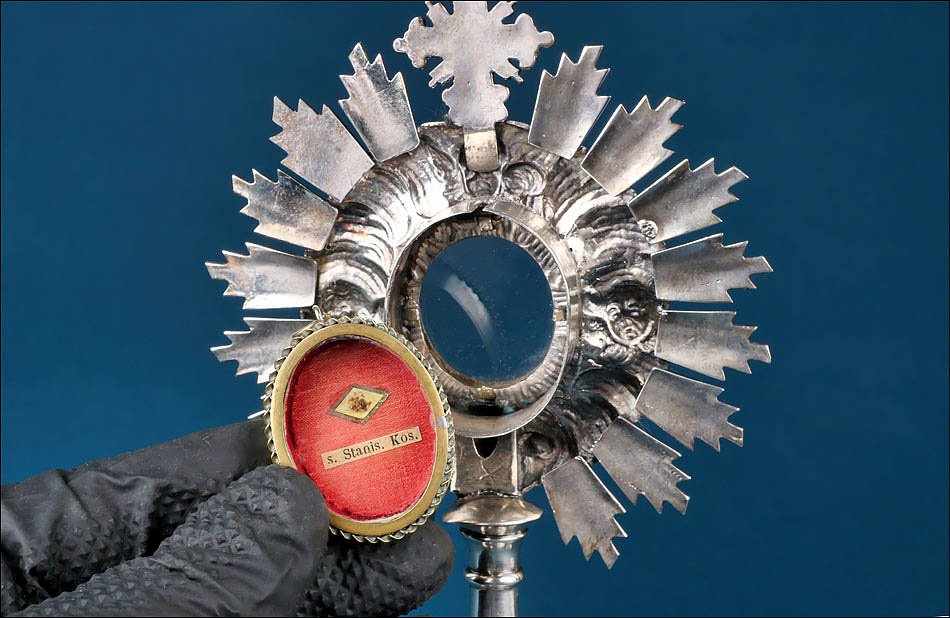 Ancien Reliquaire en Argent avec Relique d'un Saint Jésuite. Espagne, milieu XIXe siècle-photo-5