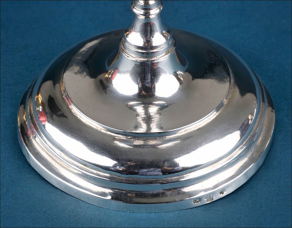 Antique Spanish Silver Ciborium Made In Jerez De La Frontera. Spain, 1863-photo-3