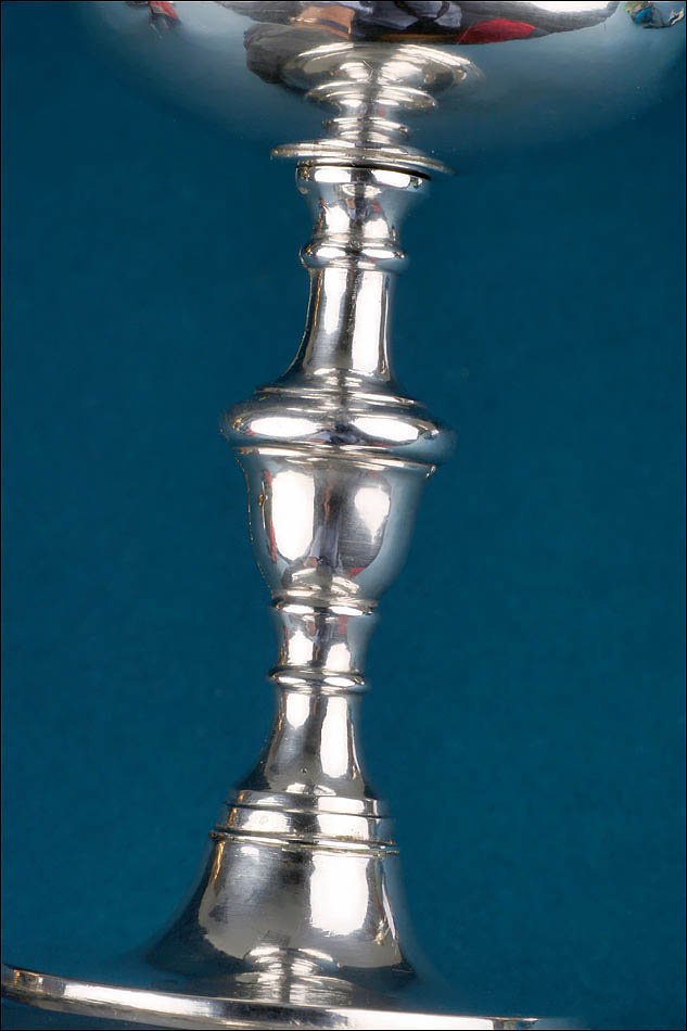 Antique Spanish Silver Ciborium Made In Jerez De La Frontera. Spain, 1863-photo-1