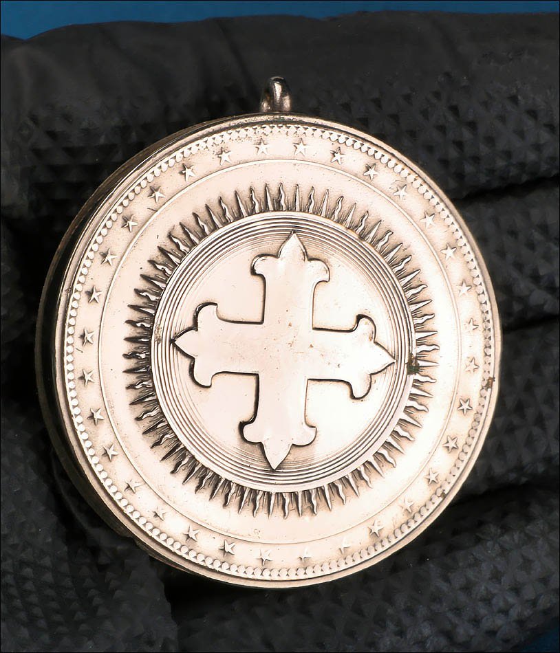 Ancien Reliquaire avec Reliques des Pères, Docteurs et Saints de l'Église-photo-4