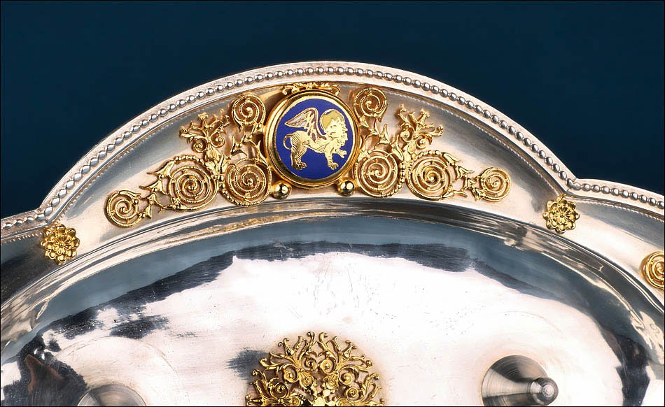 Antique Silver Plated Metal Cruets With Enamels, France, Circa 1900-photo-7