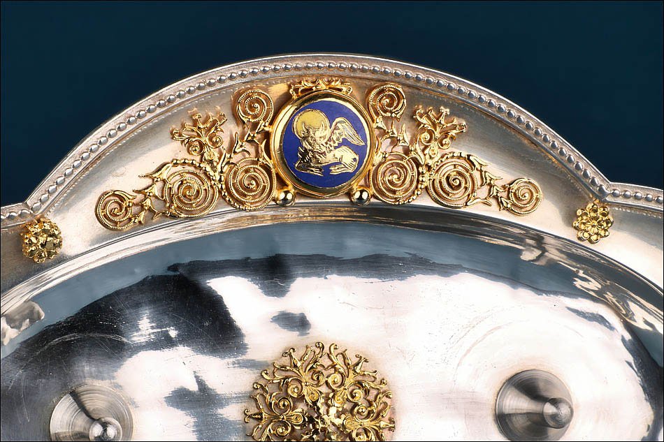 Antique Silver Plated Metal Cruets With Enamels, France, Circa 1900-photo-8