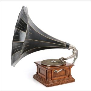Antique G&t Monarch Senior Special Luxury Gramophone-phonograh, France Circa 1907
