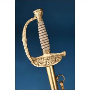 France. Antique Senior Naval Officer Sword. Mod. 1837. Circa 1880