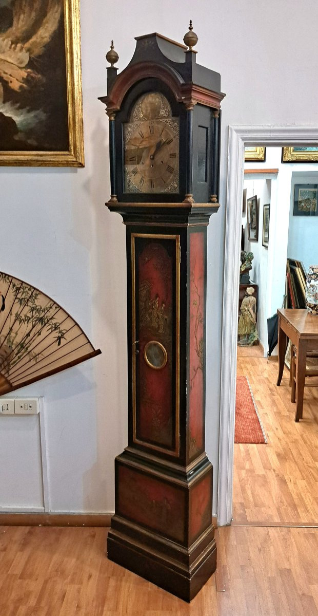Chinoiserie Column Clock-photo-6