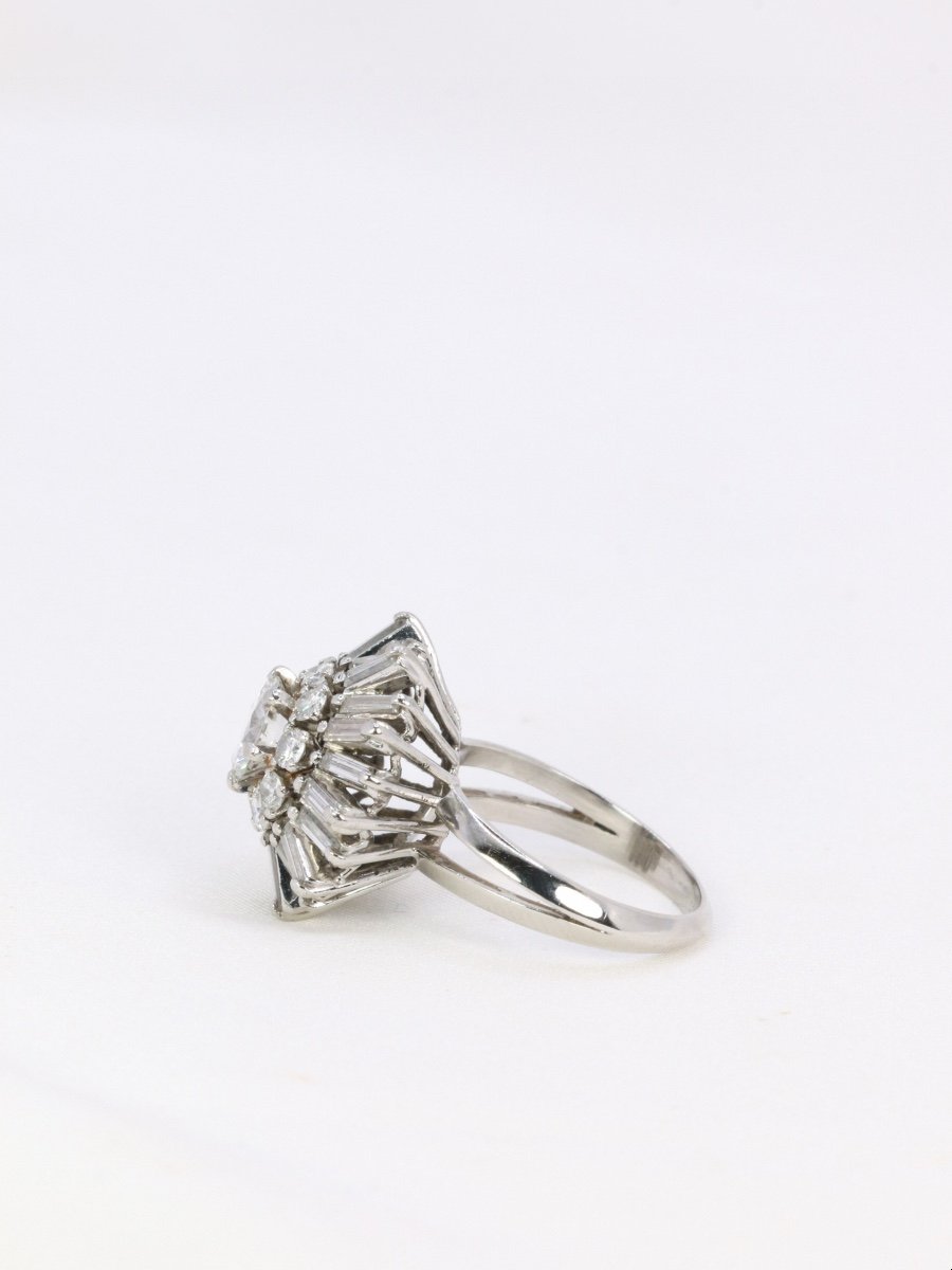 Vintage Ballerina Ring In Gold And Diamonds, 1960s-photo-2