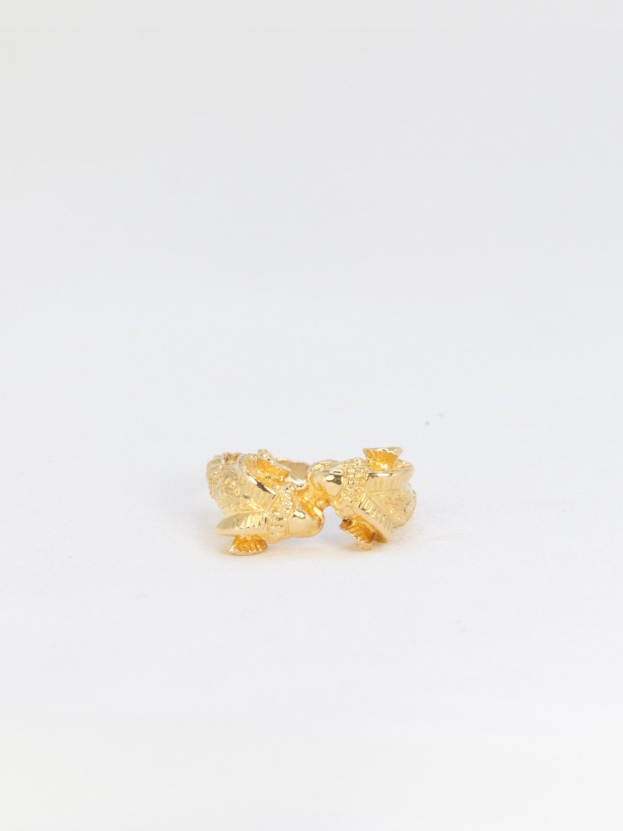 Lalaounis Ram's Head Ring In Yellow Gold-photo-1