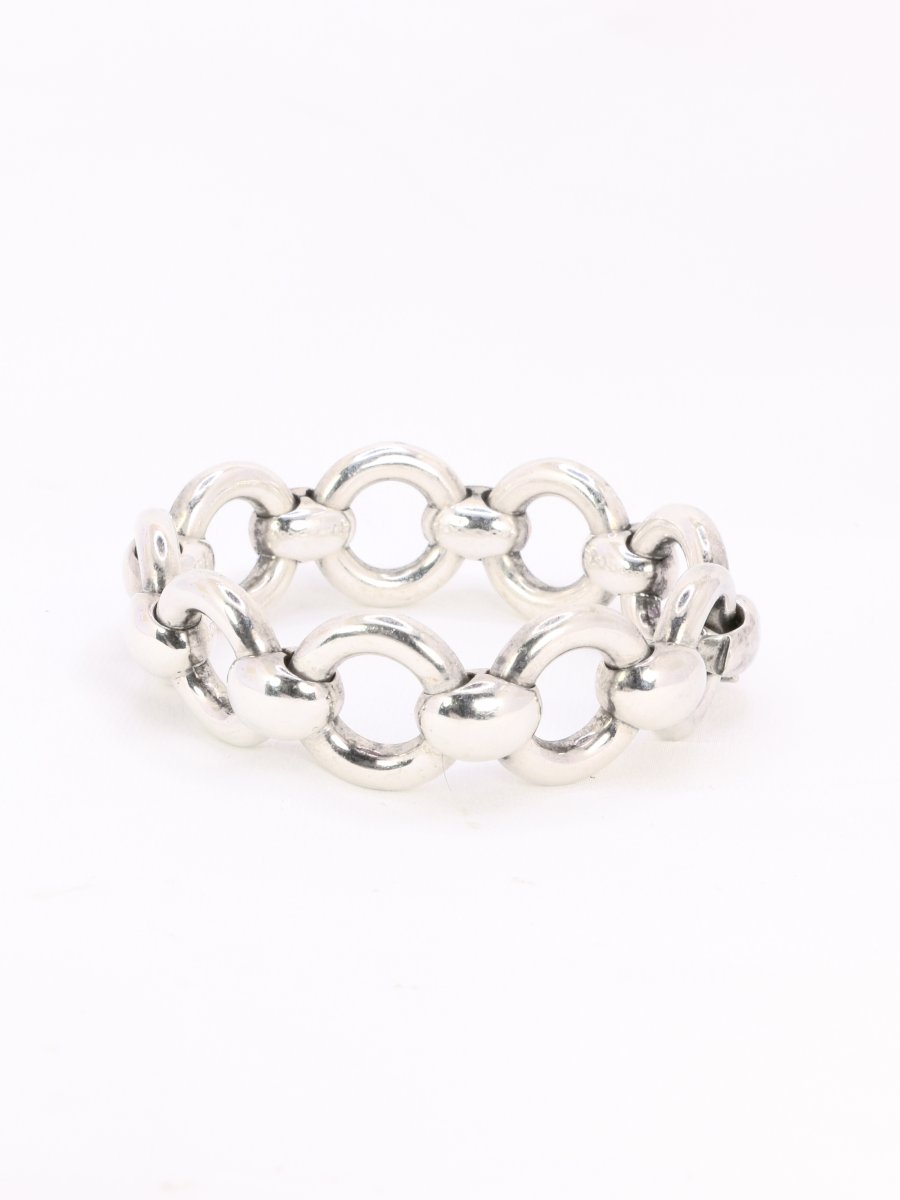 HERMES Bracelet argent vintage Frontail Published-photo-1