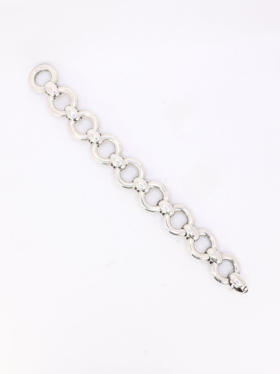 HERMES Bracelet argent vintage Frontail Published-photo-5