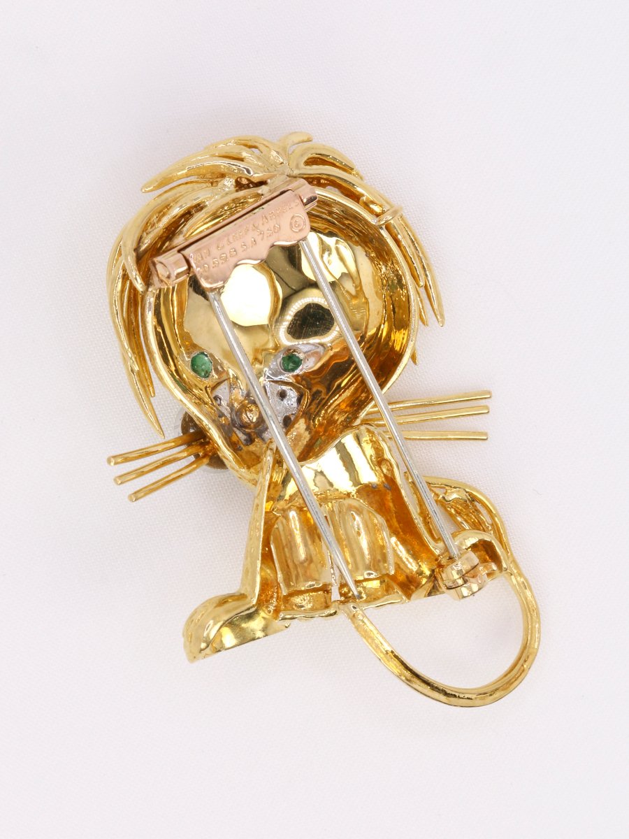 Van Cleef & Arpels "lion Ebouriffe" Brooch-photo-1