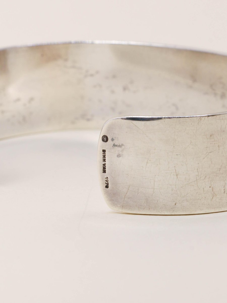 Dinh Van Vintage Square Bangle Bracelet-photo-3